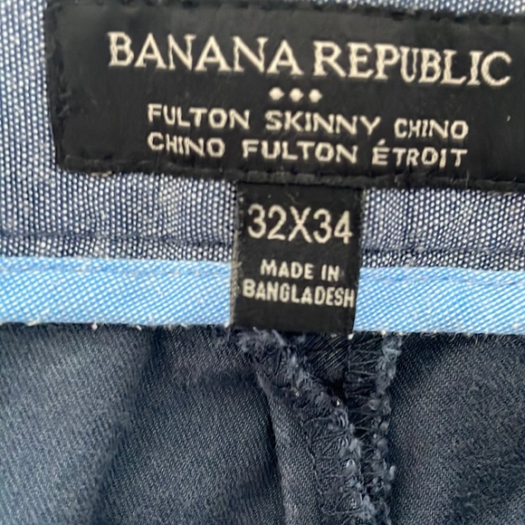 Banana Republic Fulton Skinny Chino Men’s 32/34 Excellent condition. - Picture 7 of 7